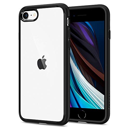 Book Cover Spigen Ultra Hybrid [2nd Generation] Designed for iPhone SE 2020 Case/Designed for iPhone 8 Case (2017) / Designed for iPhone 7 Case (2016) - Black