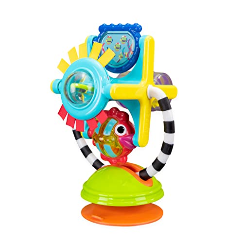 Book Cover Sassy Fishy Fascination Station 2-in-1 Suction Cup High Chair Toy | Developmental Tray Toy for Early Learning | for Ages 6 Months and Up