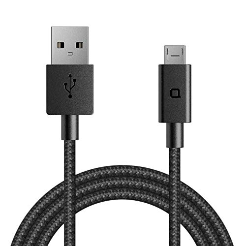 nonda ZUS Super Duty USB A to Micro USB Cable with Aramid Fiber, 4ft/1.2m, Charger and Data Sync for Android Smartphones.