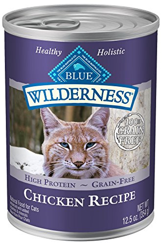 Blue Wilderness Adult Grain Free Chicken Pate Wet Cat Food 12.5-Oz (Pack Of 12)