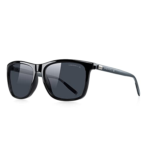 MERRY'S Unisex Polarized Aluminum Sunglasses Vintage Sun Glasses For Men/Women S8286