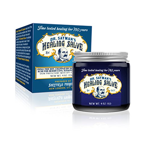 Dr. Sayman's Healing Salve – The Original Skin Care Ointment and Protectant/Great for Itchy, Dry and Sensitive Skin/Treats Cracked Feet, Rough Heels and Chapped Lips (4oz.)