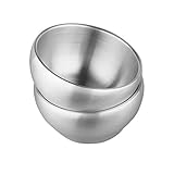 IMEEA 27oz Large Soup & Cereal Bowl Double-Wall 304 Stainless Steel Bowl for Ice Cream, Noodles, and Small Meals