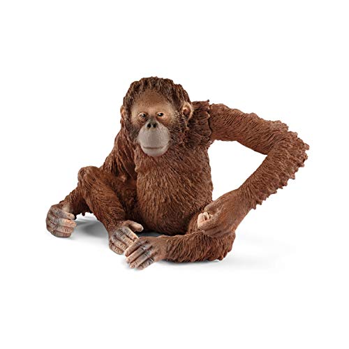 Book Cover Schleich Wild Life, Animal Figurine, Animal Toys for Boys and Girls 3-8 Years Old, Female Orangutan, Ages 3+