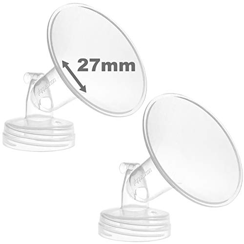 Nenesupply 27mm 2 pc Flanges Compatible with Spectra S2 Spectra S1 9 Plus Breastpumps Replacement to Spectra Pump Parts and Spectra Flange. Compatible with Spectra S2 Parts and Spectra Accessories