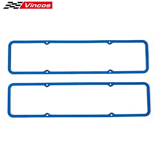 Compatible with SB CHEVY 283 305 327 350 383 400 Rubber Silicone Valve Cover Gasket 7484BOX