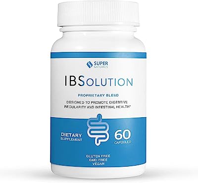 IBS Treatment by IBSolution | All-Natural Relief For Symptoms of Irritable Bowel Syndrome Including Bloating, Constipation, Gas, Diarrhea, and Abdominal Pain | Supports Digestive Health | 60 Capsules