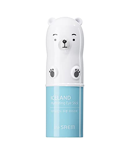 Book Cover [the SAEM] Iceland Hydrating Eye Stick 0.24oz (7g) - Cooling Eye Stick to Cool and Brighten Dark and Puffy Eyes, 5% Iceland Mineral Water