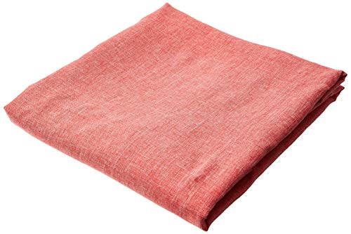 Sun Zero Marley Sheer Rod Pocket Curtain Panel, 40" x 84", Coral