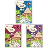 LKG Kids ACE All-in-One Worksheets 260 pages (KG 1) (English, Mathematics, General Knowledge / EVS & Fun Colouring Combo) loose leaf workbook from 3H Learning