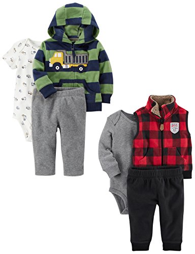 Carter's Boys' 6-Piece Jacket and Vest Set