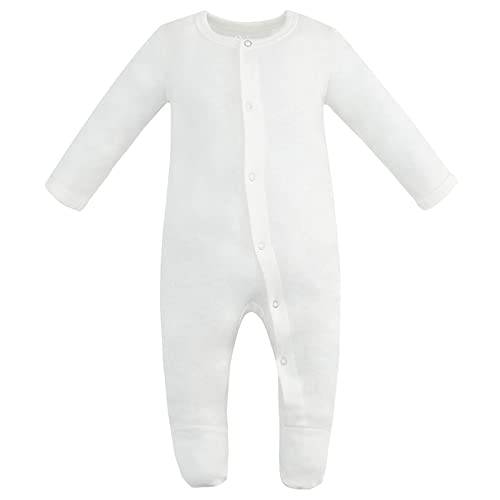 Owlivia Organic Cotton Baby Boy Girl Sleep ‘N Play/Coverall, Long Sleeve