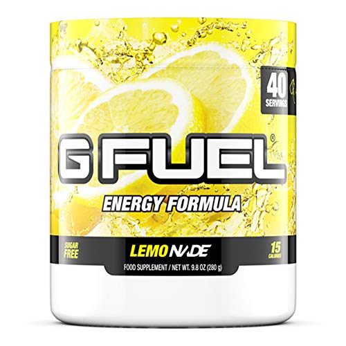 Book Cover G Fuel Lemonade Tub (40 Servings) Elite Energy and Endurance Formula,9.8 ounces