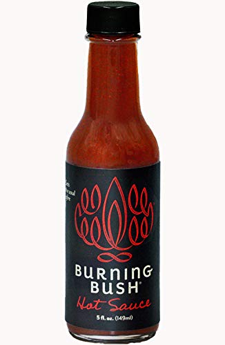 Book Cover Burning Bush Hot Sauce fuses heat with flavor in its unique blend of chilies and ancient herbs from the Holy Land, Vegan, Kosher, GF