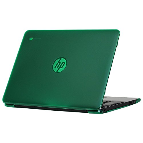 mCover Case Compatible for 2016~2018 11.6" HP Chromebook 11 G5 / 11-Vxxxxx Series Laptop Computers ONLY ( NOT Fitting Any Other HP Chromebook Models ) - Green