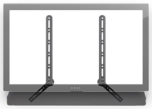 Mount-It! Soundbar Bracket Universal Sound Bar TV Mount For Mounting Above or Under TV, Fits Sonos, Samsung, Sony, Vizio, Adjustable Arm Fits 23 to 65 Inch TVs, 33 Lbs Weight Capacity Black (MI-SB41)
