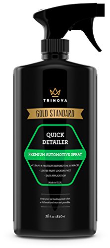 Quick Detailer - Mist and Wipe off Dust, Fingerprints and more while providing a protective seal against weather, contaminants. 18oz TriNova