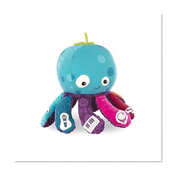 Book Cover B. toys by Battat – Under the Sea Jamboree – B. Softies – Musical Octopus Toy – Soft Octopus Plush with 8 Instruments - Sensory Toys for babies 10 months +