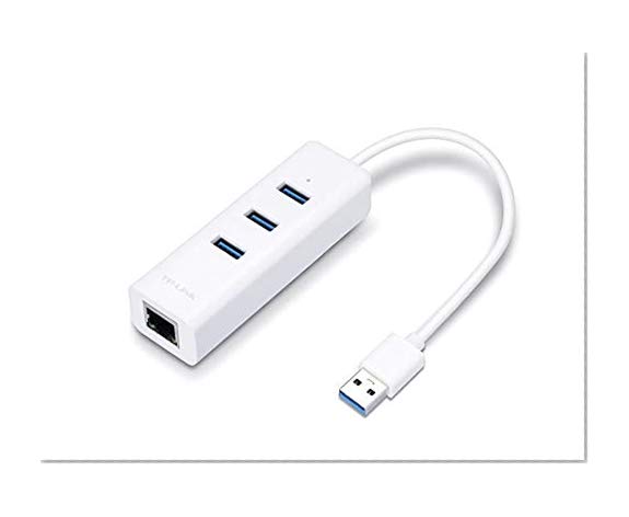 TP-Link UE330 Hub 3 ports USB 3.0 et adaptateur Ethernet Gigabit - 2 en 1
