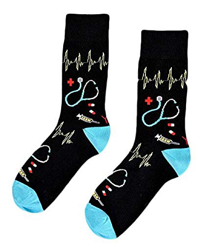 Yo Sox Men's Novelty Crew Socks