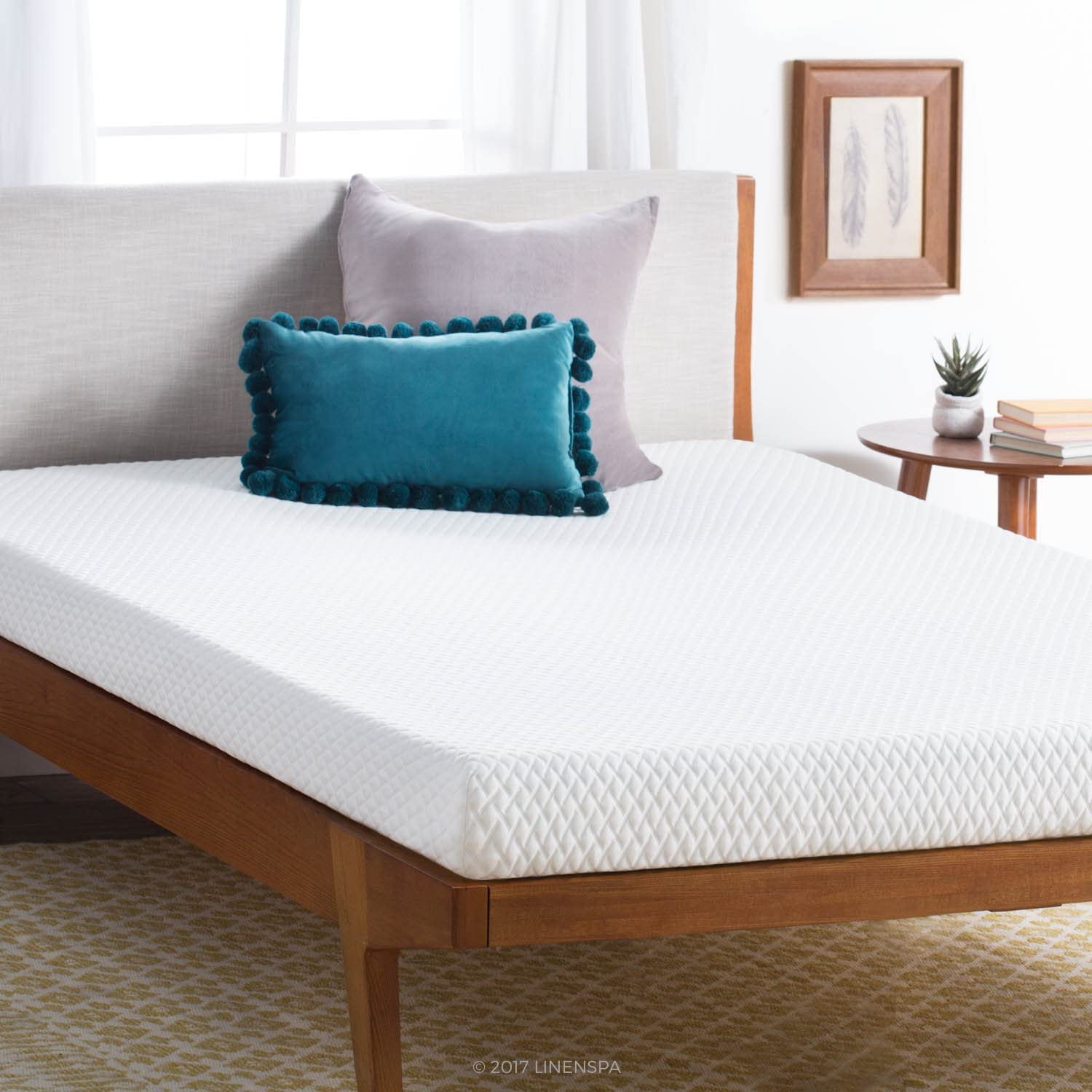 LINENSPA 5 Inch Gel Memory Foam Mattress - Firm Support - Full