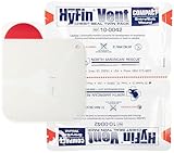 North American Rescue Genuine NAR HyFin Vent Compact Chest Seal Twin Pack,White