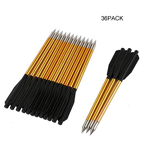 S-TEC Aluminum Pistol Crossbow Arrows 50-80 Lb 36 Pack