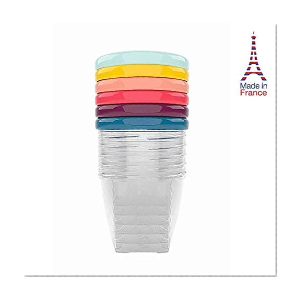 Babymoov Babybol Lot de 6 Pots de Conservation Hermétiques pour Bébé 250 ml