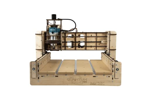 BobsCNC Quantum Mini CNC Router Kit with the Router Included (16" x 16" cutting area and 3.8" Z travel)