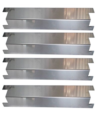 Grill Valueparts Stainless Steel Heat Plate (4-Pack) for Charbroil Models 463241113, 463449914, Master Cook SRGG61401, Charbroil Model # G455-0009-W1 (Dims: 15 1/4" X 3 3/4")