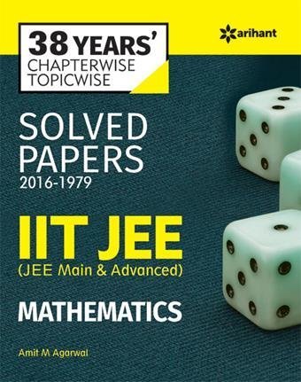 Book Cover 38 Years' Chapterwise Topicwise Solved Papers (2016-1979) IIT JEE Mathematics by Arihant