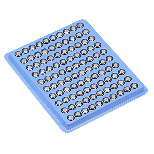 WindMax 100pcs Durable R626 377 SR626 177 AG4 1.5V Alkaline Coin Button Cell Batteries