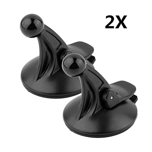 TraderPlus 2Pcs GPS Windshield Mount Holder for Garmin Nuvi Suction Cup Car Windscreen