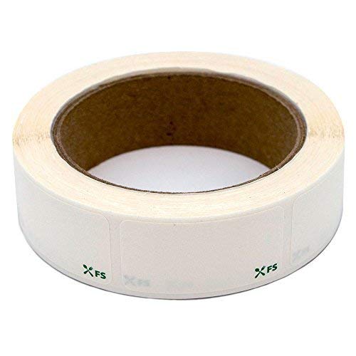 Food Labels Dissolvable by Food Safe - Leaves No Adhesive Residue Dissolves in Water in 30 Seconds Perfect for Reusable Containers - 500 Labels Per Roll