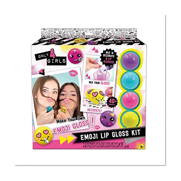 Book Cover CANAL TOYS Only 4 Girls Emoji Gloss Kit