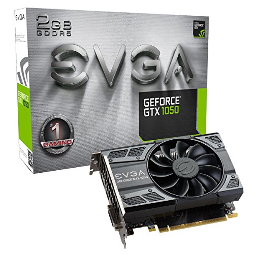 EVGA GeForce GTX 1050 Gaming, 2GB GDDR5, DX12 OSD Support (PXOC) Graphics Card 02G-P4-6150-KR