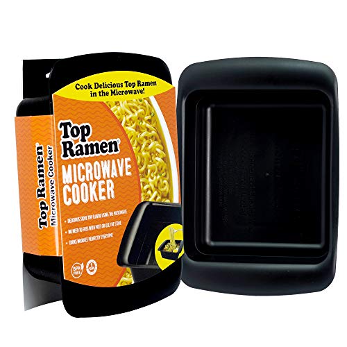 Book Cover Top Ramen Rapid Cooker | Microwave Ramen in 3 Minutes | Perfect for Dorm, Small Kitchen, or Office | Dishwasher-Safe, Microwaveable, BPA-Free