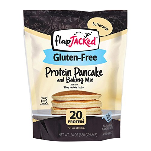FlapJacked Gluten-Free Protein Pancake & Baking Mix, Buttermilk, 24oz