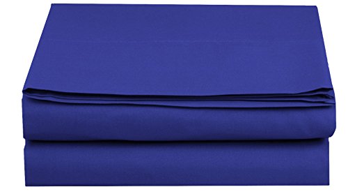 Book Cover Elegant Comfort Luxury Fitted Sheet on Amazon Wrinkle-Free 1500 Thread Count Egyptian Quality 1-Piece Fitted Sheet, Twin/Twin XL Size, Royal Blue