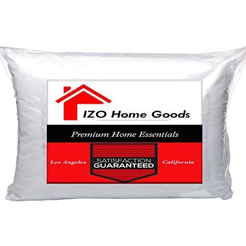 Book Cover IZO Home Goods Lumbar Sham Stuffer Hypo-allergenic 12x20 Pillow Insert