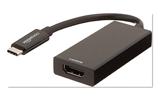 AmazonBasics Adaptateur USB 3.1 Type-C vers HDMI - Noir