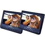 Sylvania 10.1-Inch Dual Screen Portable DVD Player with USB Card Slot to Play Digital Movies”