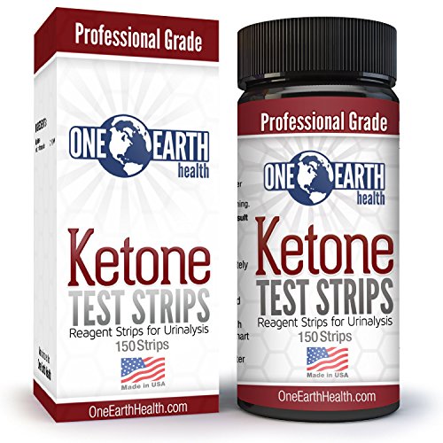 Book Cover Ketone Strips (USA Made, 150 Count): Accurate Ketosis Urine Test Strips For Keto Diet and Ketogenic Measurement. Lose Weight With Confidence.