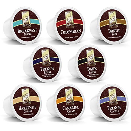 Book Cover 100ct Variety Pack for Keurig K-cupsÂ®, 8 Assorted Single Cup Sampler 20% more coffee per cup by Bradford Coffee