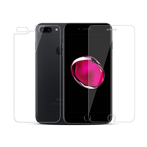 JimBird Tempered Glass Screen Protector Front + Back + Camera Lens Protector For iPhone 7 Plus iPhone 8 Plus 9H Anti-Scratch Anti-Fingerprint