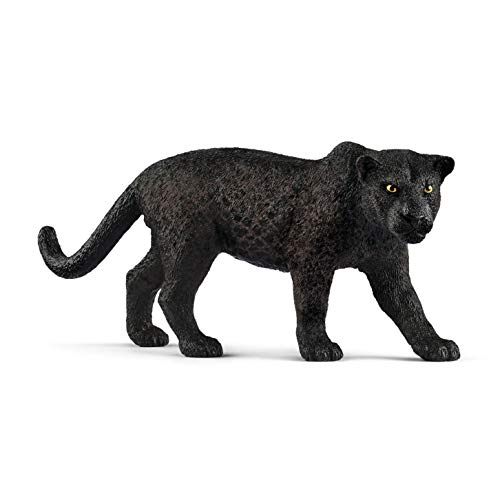 Schleich Wild Life, Realistic Jungle Animals for Kids Ages 3 and Above, Black Panther Toy Figure