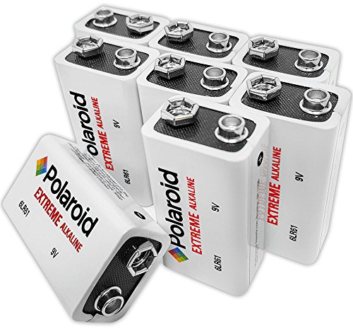 Polaroid Extreme 9 Volt Alkaline Batteries (8-Pack)