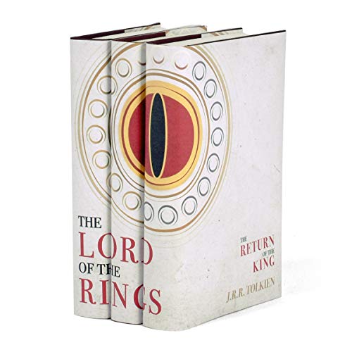 Lord of The Rings Three-Volume Book Set with Custom Designed Doors of Durin Juniper Books Dust Jackets - Green | Author J.R.R. Tolkien
