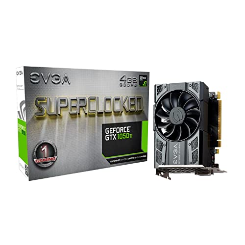 EVGA GeForce GTX 1050 Ti GAMING, 4GB GDDR5, DX12 OSD Support (PXOC) Graphics Card 04G-P4-6251-KR