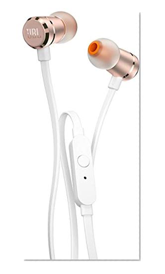JBL T290 Écouteurs Intra-Auriculaires Anti-Noeuds un Bouton et Micro - Rose Doré